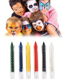 Clown Face Painting Set Pen Makeup Painting Set 6 Colors