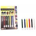 Clown Face Painting Set Makeup Painting Set with Pen 6 Colors