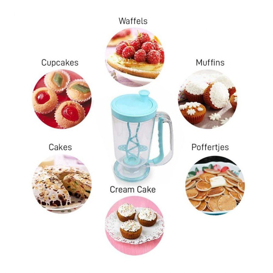 Pancake Machine Mixer Crepe Maker with Dough Distributor Mechanism Pancake Machine Mixer Crepe Maker with Dough Distributor Mechanism