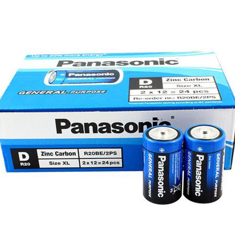 Panosonic Large Size D Battery Pack of 24 Panosonic Large Size D Battery Pack of 24