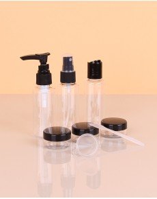 Perfume Bottle - Cosmetic Bottle - Travel Refillable Cosmetic Set of 8