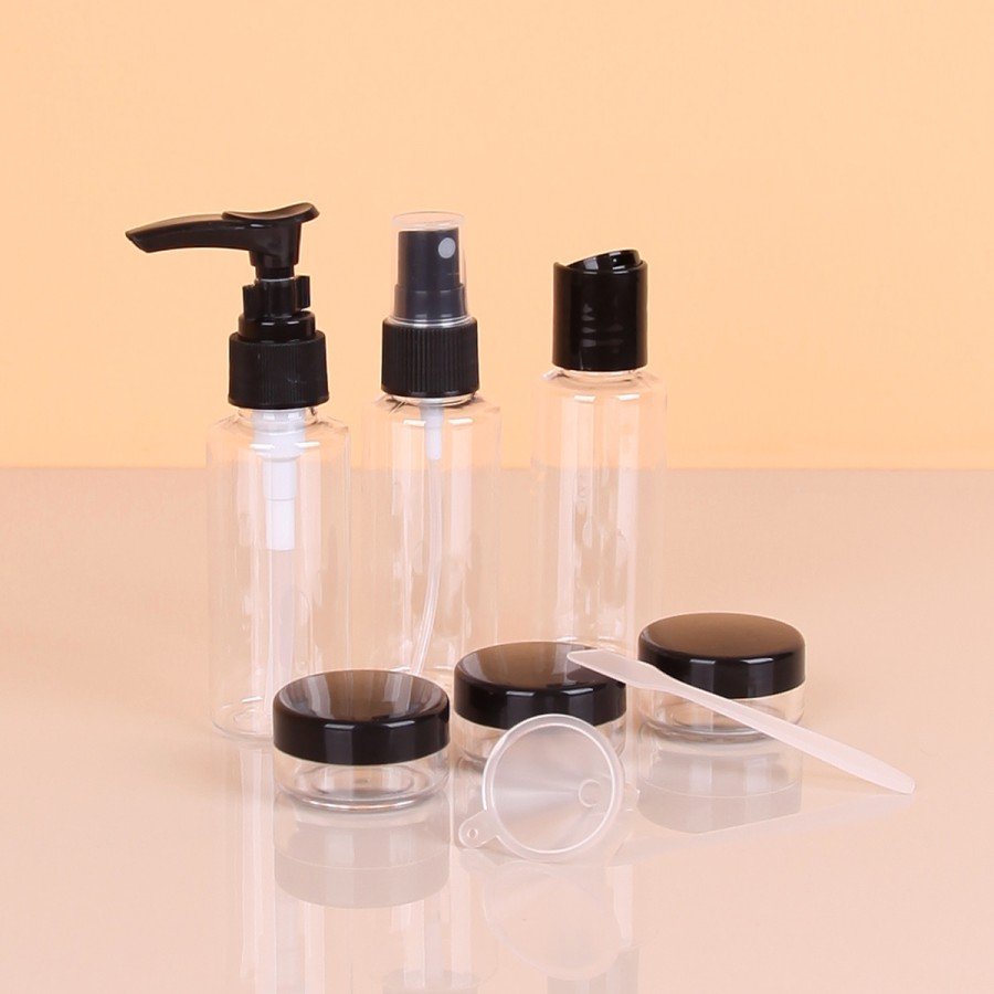 Perfume Bottle - Cosmetic Bottle - Travel Refillable Cosmetic Set of 8