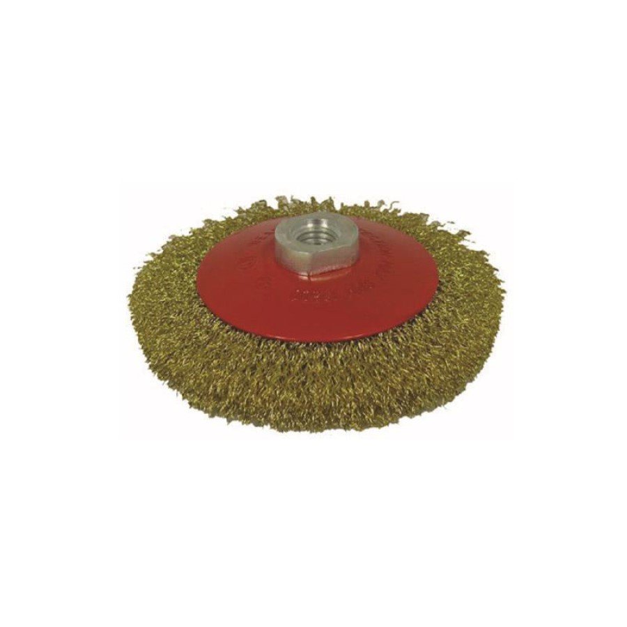 Partner 03033 M14 Screw Yellow Wire Brush 125 mm
