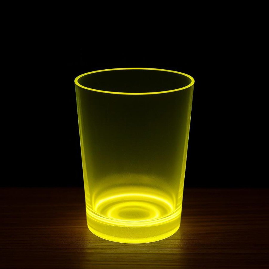 PartyGlow Neon Yellow Cup 8.5 x 10.5 cm
