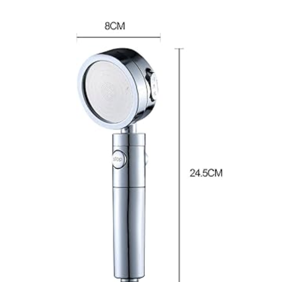 Stainless Steel Multi-Function Handheld Shower Head – 3 Mode Spray Options Stainless Steel Multi-Function Handheld Shower Head – 3 Mode Spray Options