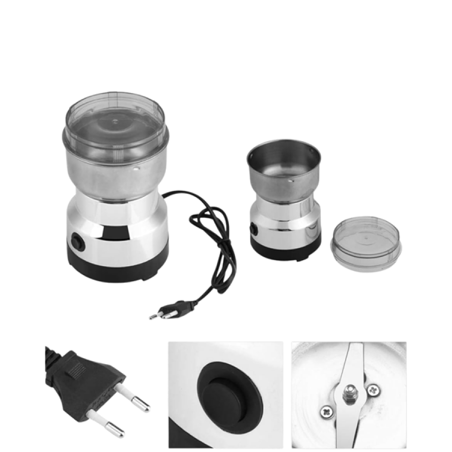 Coffee and Spice Grinder | Compact, Lightweight, Fast Grinding, Transparent Cover, Easy to Use