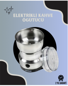 Stainless Steel Coffee Grinder | Low Noise, High RPM, Suitable for Nuts and Grain
