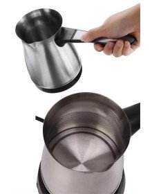 Stainless Steel Turkish Coffee Machine 6 Cup Capacity Electric Coffee Pot