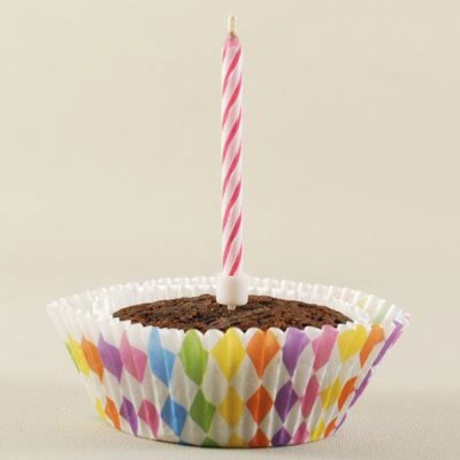 Cake Candle - Non-Extinguishing Candle - 10 Pieces - Reburning Candle