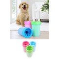 Paw Feet Washing Bucket with Silicone Gel Brush Cat Dog (Small)