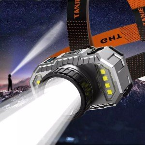 PeakStar PS-010 800 Lumen Cob LED USB Rechargeable Head Lamp with Charging Indicator PeakStar PS-010 800 Lumen Cob LED USB Rechargeable Head Lamp with Charging Indicator