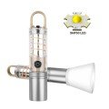 PeakStar Ps-8915 10W Zoom LED Rechargeable Camping Flashlight with Powerbank Feature