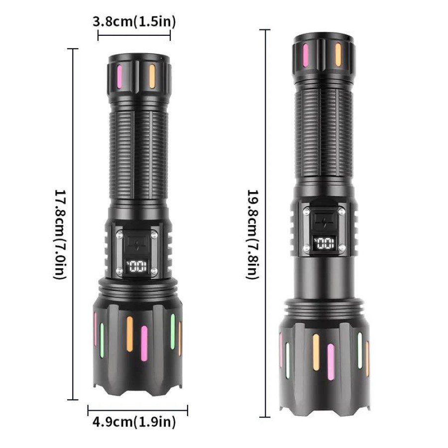 PeakStar Ps-9954 30w Zoom LED Rechargeable Professional Flashlight with Powerbank Feature PeakStar Ps-9954 30w Zoom LED Rechargeable Professional Flashlight with Powerbank Feature