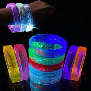 Pink LED Light Printable Battery Operated Bracelet Bracelet 1.5 cm Width Pink LED Light Printable Battery Operated Bracelet Bracelet 1.5 cm Width
