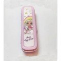 Pink Multi Color Pen Holder Box with Lid - Bag Storage - Toothbrush - Makeup Brush Box