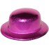 Pink Color Hologram Plastic Round Bowler 27x24 cm
