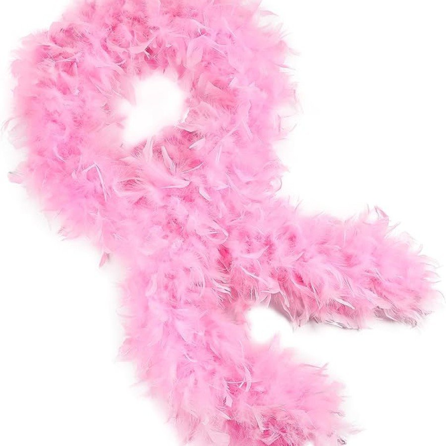 Pink Color Fluffy Thick Otriş Boa Feather 6 cm Width 180-200 cm Length Pink Color Fluffy Thick Otriş Boa Feather 6 cm Width 180-200 cm Length