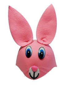 Pink Color Eared Rabbit Hat Animal Hat