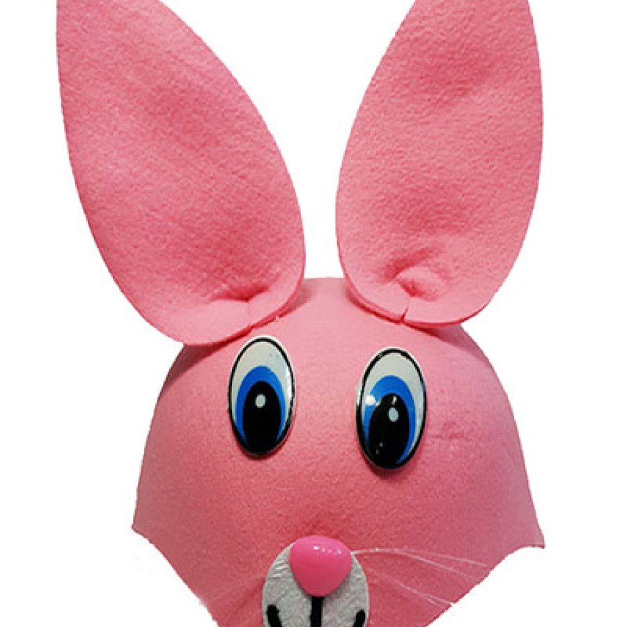 Pink Color Eared Rabbit Hat Animal Hat Pink Color Eared Rabbit Hat Animal Hat