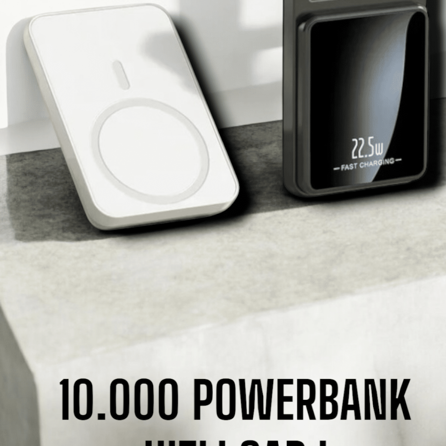 22.5W Magsafe Wireless Charging Powerbank Digital Display and Fast Charging