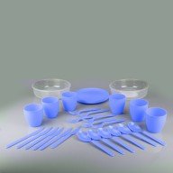 Picnic Set 32 ​​Pieces with Bag for 6 Persons