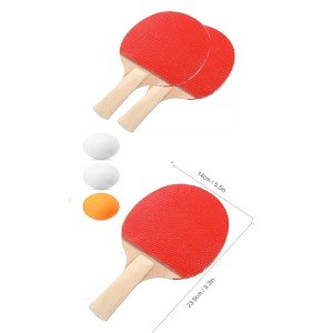 Ping Pong Table Tennis Set Tennis Racket Set 2 Rackets + 3 Ping Pong Balls Sports Accessories Ping Pong Table Tennis Set Tennis Racket Set 2 Rackets + 3 Ping Pong Balls Sports Accessories