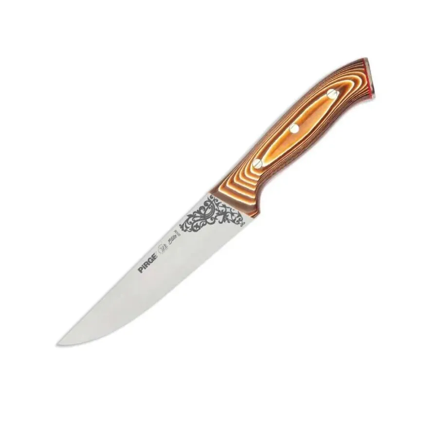 Pirge 32102 Elite Sacrifice, Butcher Knife 16.5 cm - Brown Riveted Composite Handle