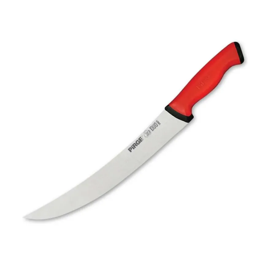 Pirge 34621 Duo Curved Nusret Type Meat Chopping, Cutting, Slicing, Trimming Knife 21 cm - Non-Slip Handle