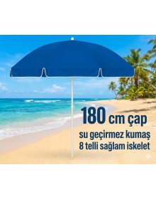 Fixed Beach Umbrella 180 cm