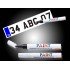 License Plate Writing Pen (Black)