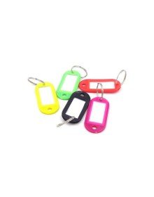 Plastic Keychain Colorful (10 Pieces)