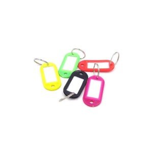Plastic Keychain Colorful (10 Pieces)