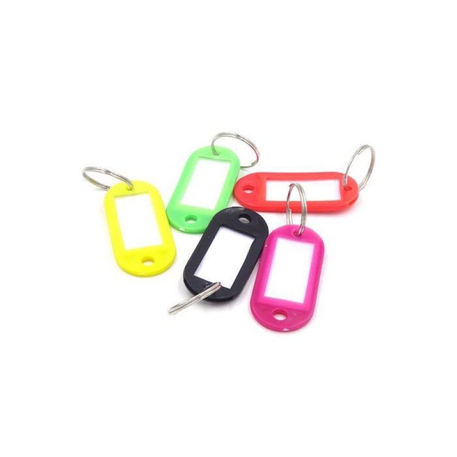 Plastic Keychain Colorful (10 Pieces)