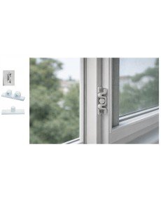 Plastic White Fly Screen Snap – Durable and Practical Fly Screen Fixing Device