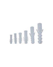 Plastic Dowel White 7 mm (100 Pieces)