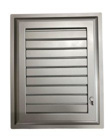 Plastic Grille 65X65 Silver Bathroom WC Ventilation