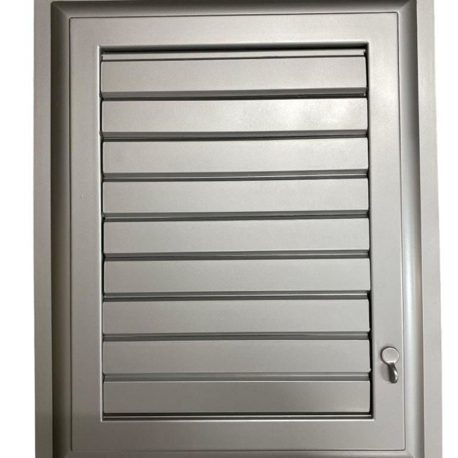 Plastic Grille 65X65 Silver Bathroom WC Ventilation