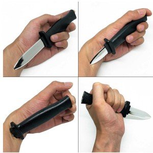 Plastic Joke Knife - Acting Knife - Theater Knife (5 Pieces)