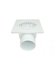 Plastic Floor Drain 10x10 cm 50 mm Side Outlet