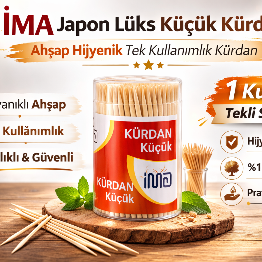 Ima Japanese Luxury Small Toothpick Wooden Hygienic Disposable Toothpick 1 Piece