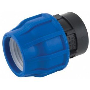 Poelsan Blue 40X1 1/4 Coupling Female Adapter