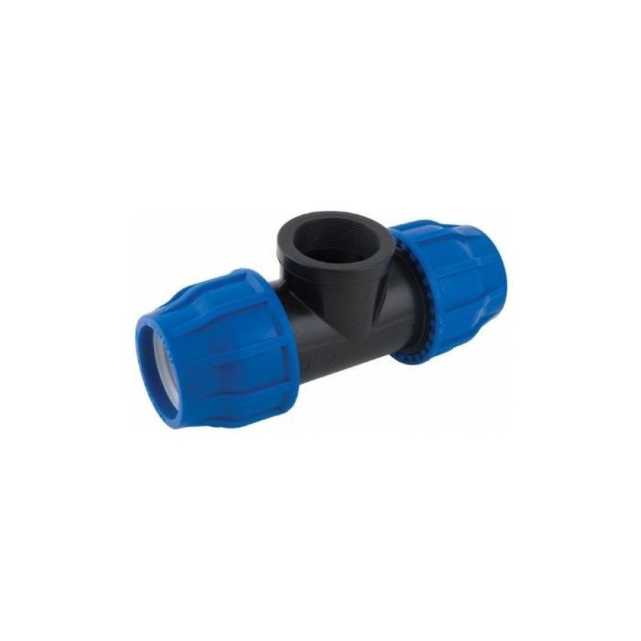 Poelsan Blue 32X1/2X32 Coupling Female Tee