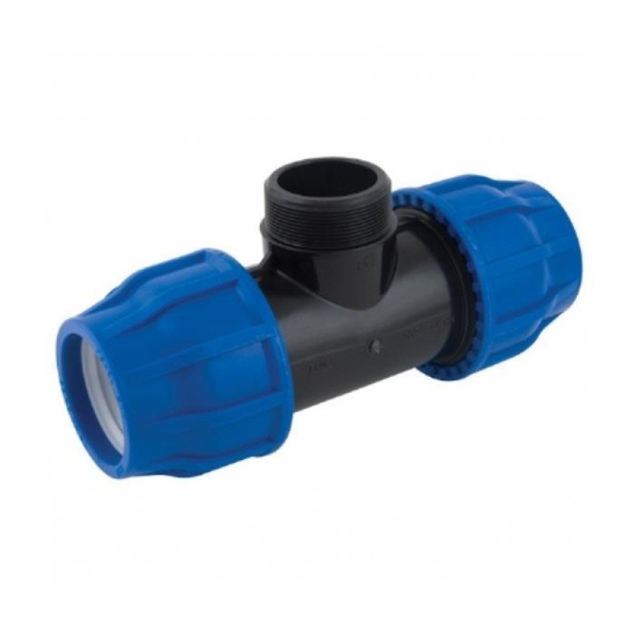 Poelsan Blue 32X1X32 Coupling Male Poelsan Blue 32X1X32 Coupling Male