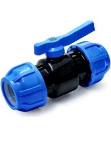 Poelsan Blue Coupling Ball Valve 20X20 mm
