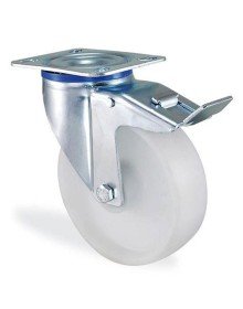 Polyamide Swivel Wheel with Brake 80 mm