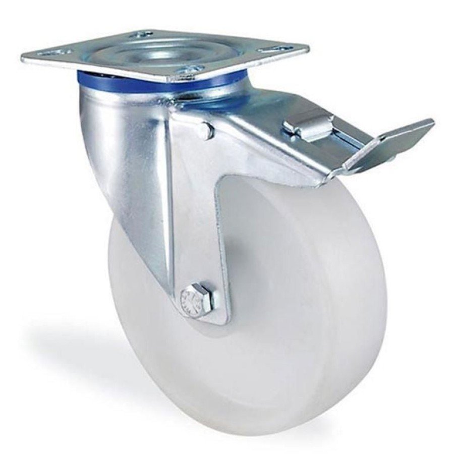 Polyamide Swivel Wheel with Brake 80 mm Polyamide Swivel Wheel with Brake 80 mm
