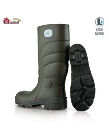 Pollyboot Vega Size 44 Steel Toe Boots Polyurethane