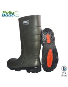 Pollyboot Vega Size 45 Steel Toe Boots Polyurethane