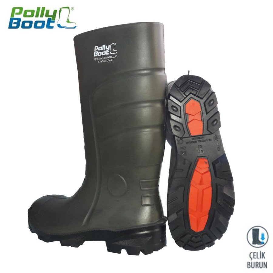 Pollyboot Vega Size 45 Steel Toe Boots Polyurethane Pollyboot Vega Size 45 Steel Toe Boots Polyurethane