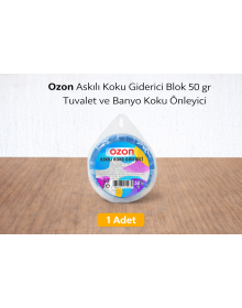 Ozone Hanging Odor Eliminator Block 50 gr Toilet and Bathroom Odor Eliminator 1 Piece